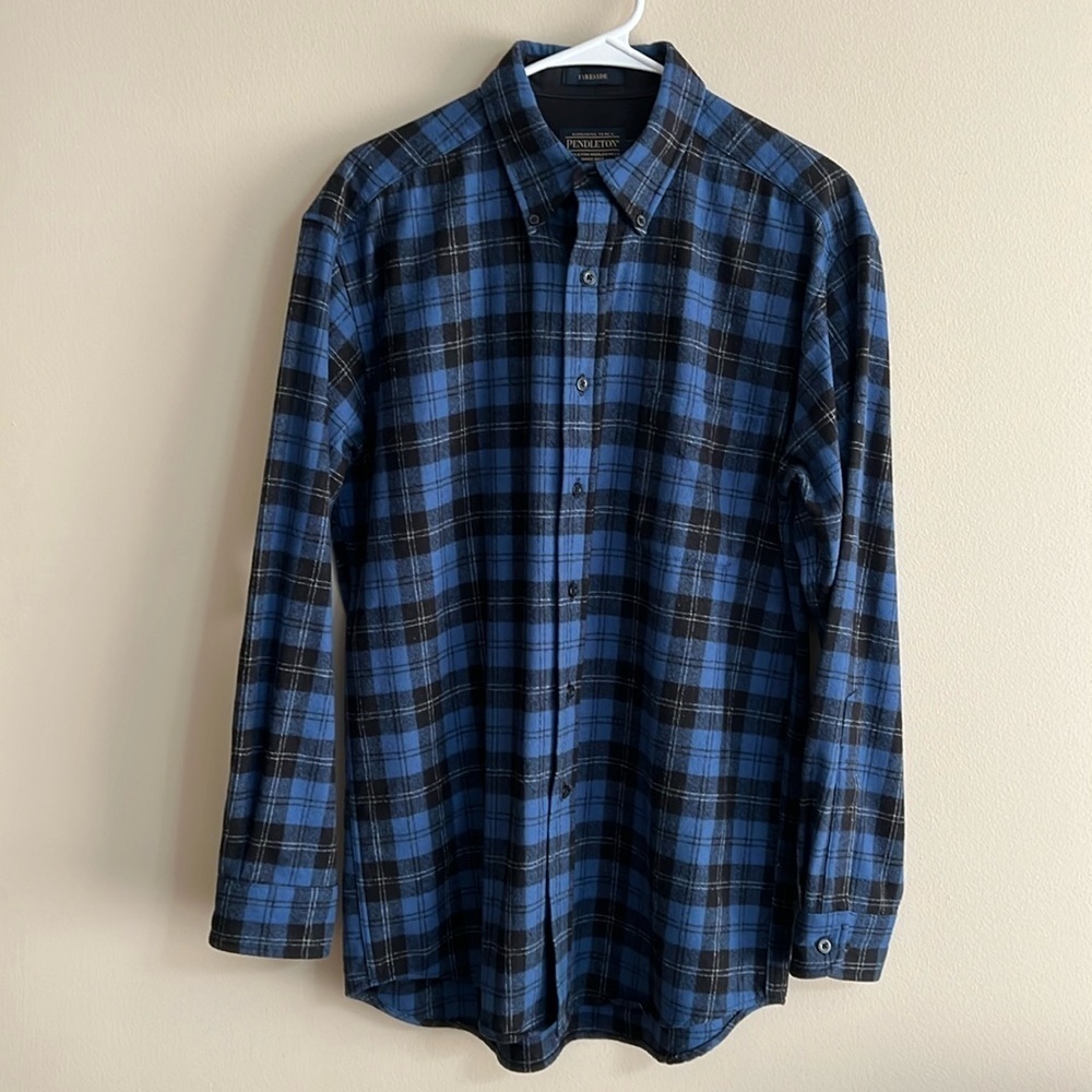Pendleton Fireside Wool Button Down Long Sleeve S… - image 1